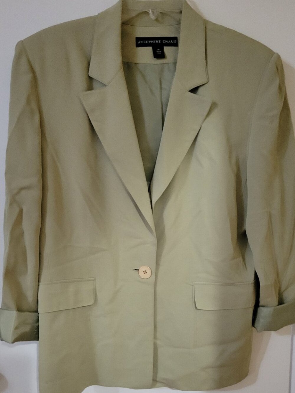 Sage green Josephine Chaus ladies blazer